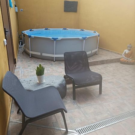 Tradicional Casa Canaria Con Piscina Y Vistas Al Teide Icod De Los Vinos Esterno foto