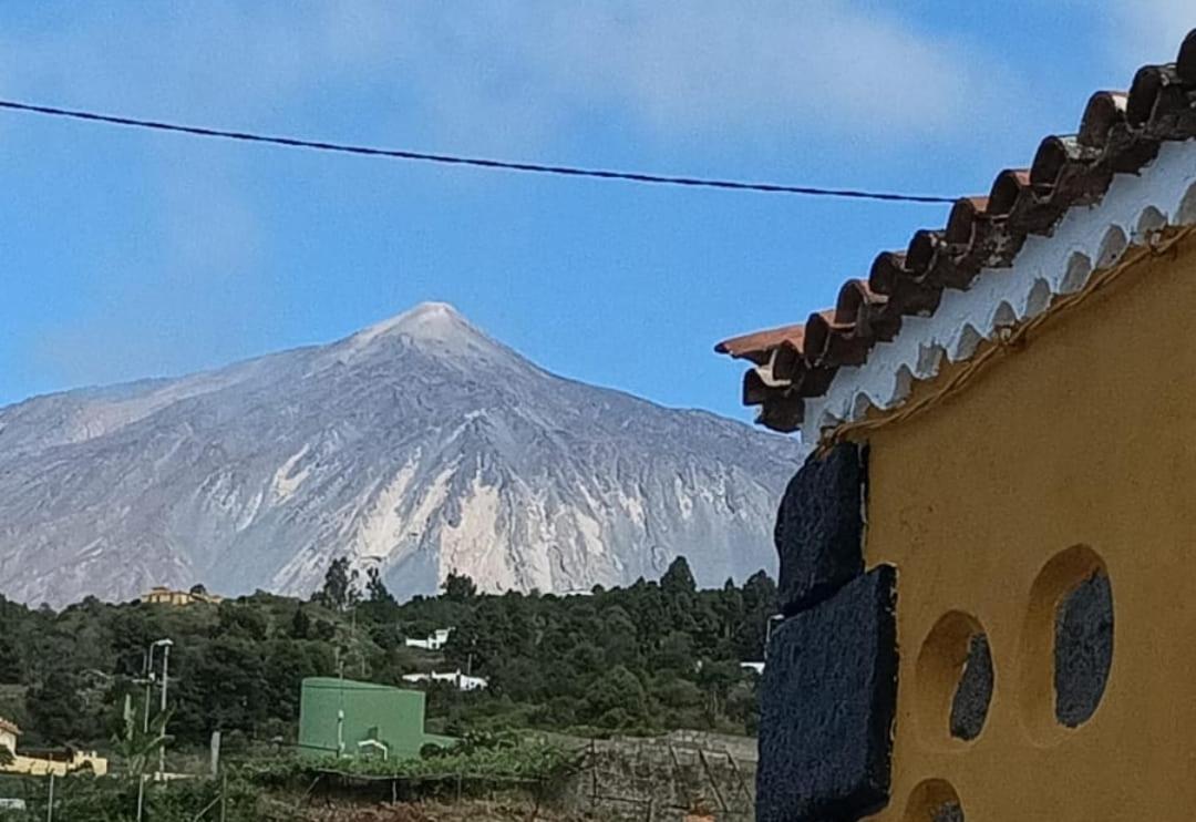 Tradicional Casa Canaria Con Piscina Y Vistas Al Teide Icod De Los Vinos Esterno foto