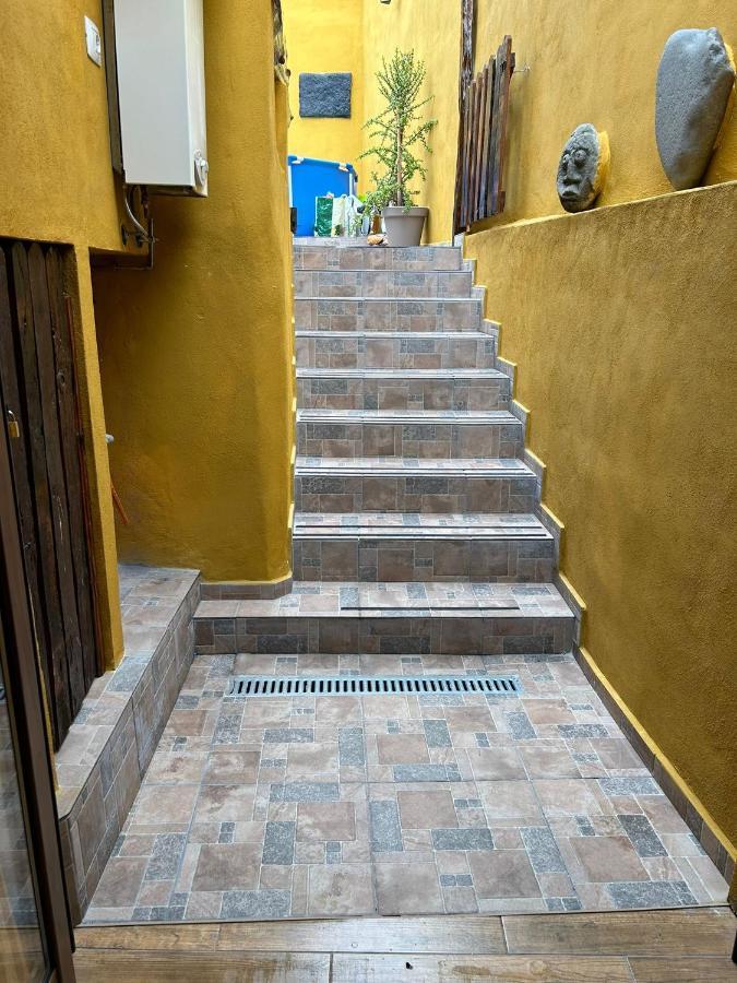 Tradicional Casa Canaria Con Piscina Y Vistas Al Teide Icod De Los Vinos Esterno foto