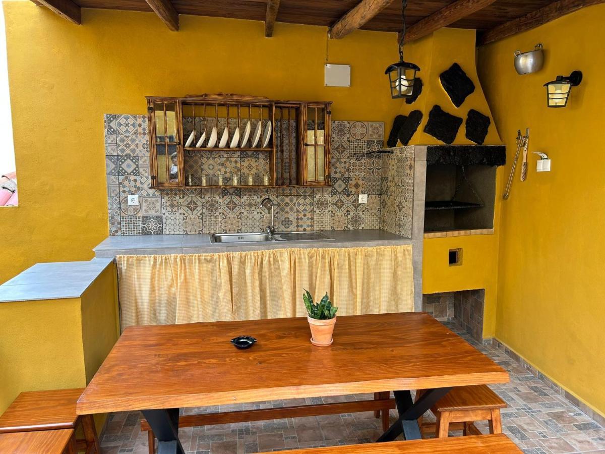 Tradicional Casa Canaria Con Piscina Y Vistas Al Teide Icod De Los Vinos Esterno foto