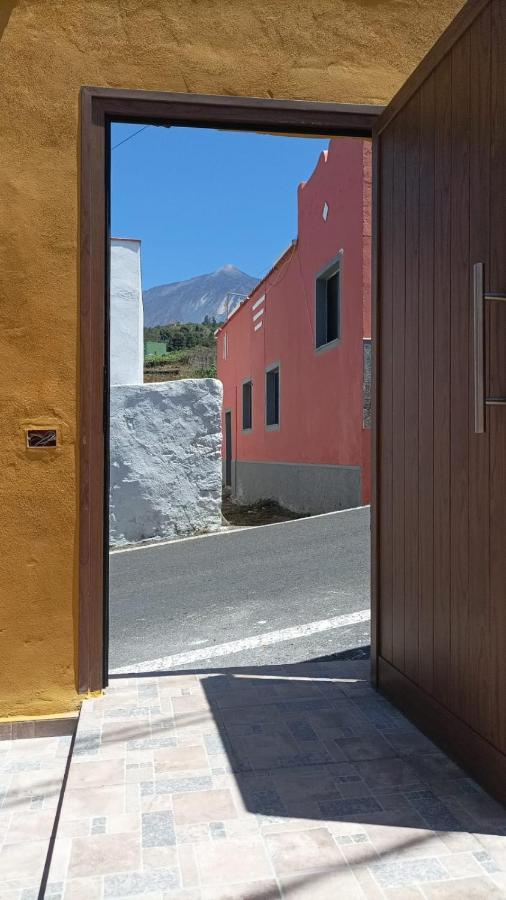 Tradicional Casa Canaria Con Piscina Y Vistas Al Teide Icod De Los Vinos Esterno foto