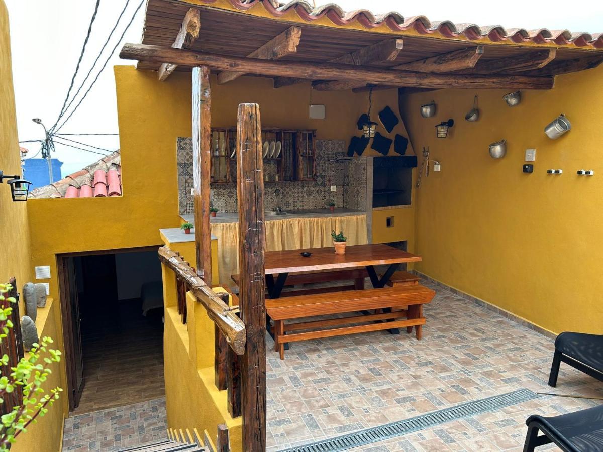 Tradicional Casa Canaria Con Piscina Y Vistas Al Teide Icod De Los Vinos Esterno foto