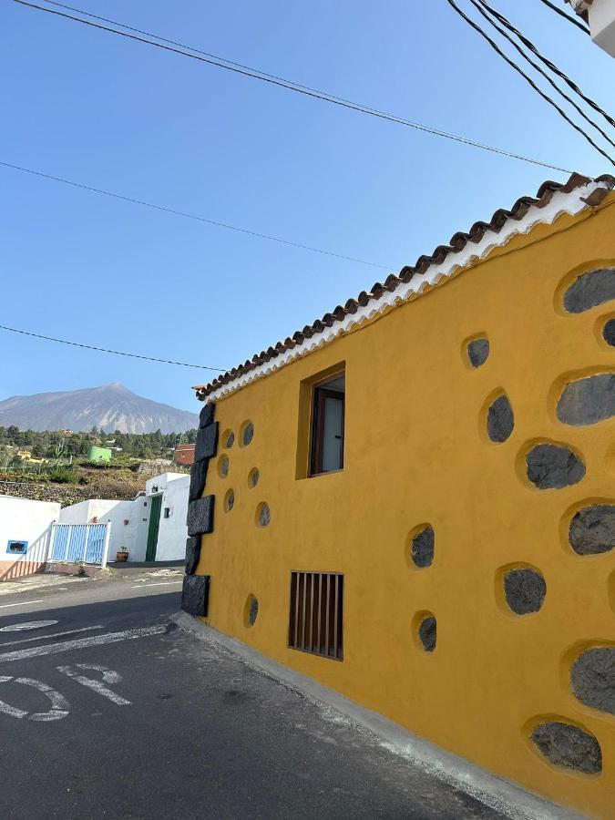 Tradicional Casa Canaria Con Piscina Y Vistas Al Teide Icod De Los Vinos Esterno foto